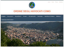 Tablet Screenshot of ordineavvocaticomo.it